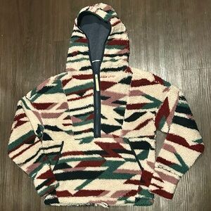 Women’s PrAna Sherpa Half Zip Pullover Hoodie, XS, NwoT